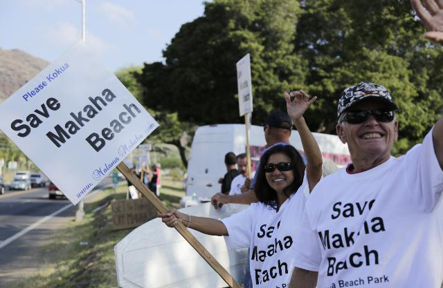 Malama Makaha Sign Waving