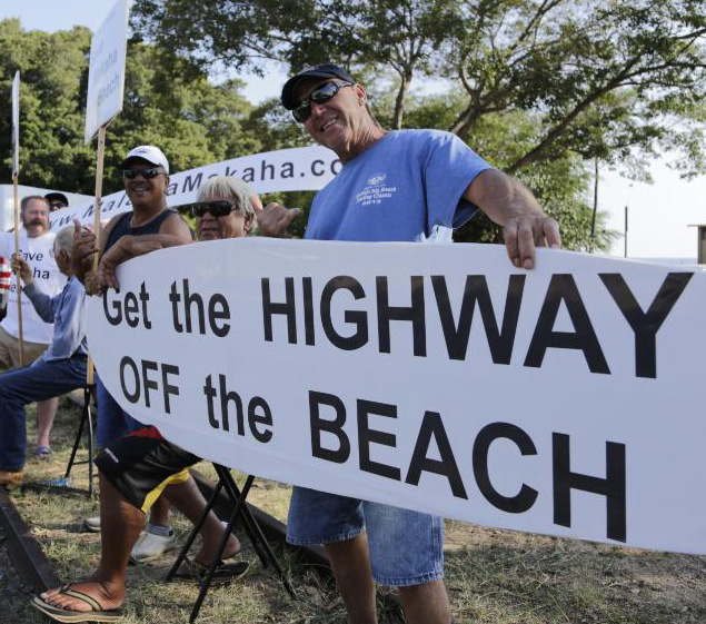 Malama Makaha Sign Waving