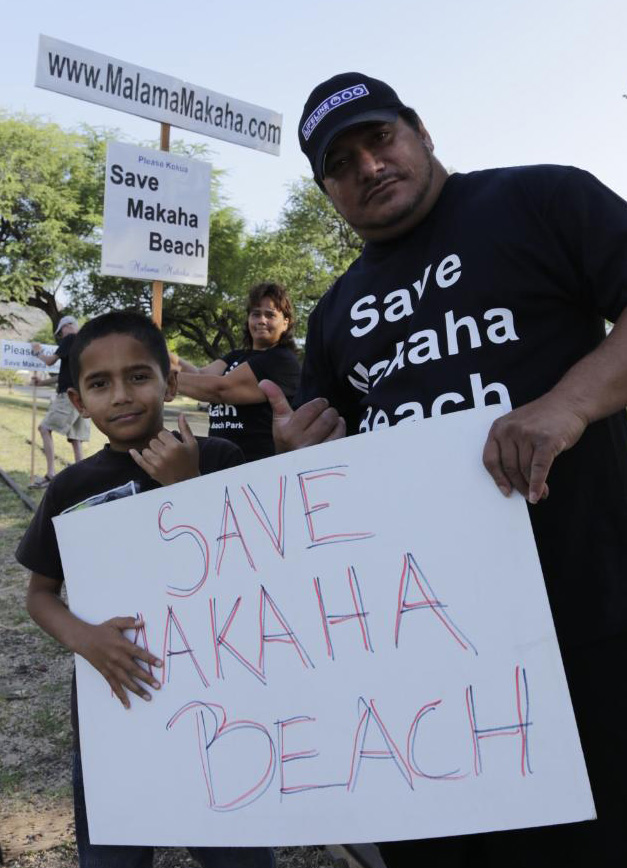 Malama Makaha Sign Waving