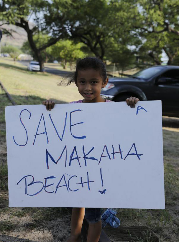 Malama Makaha Sign Waving