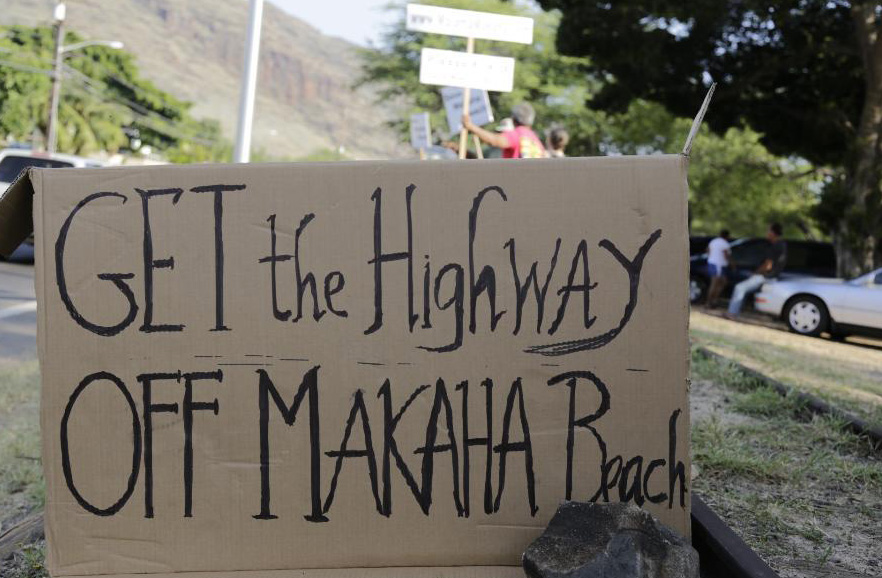 Malama Makaha Sign Waving