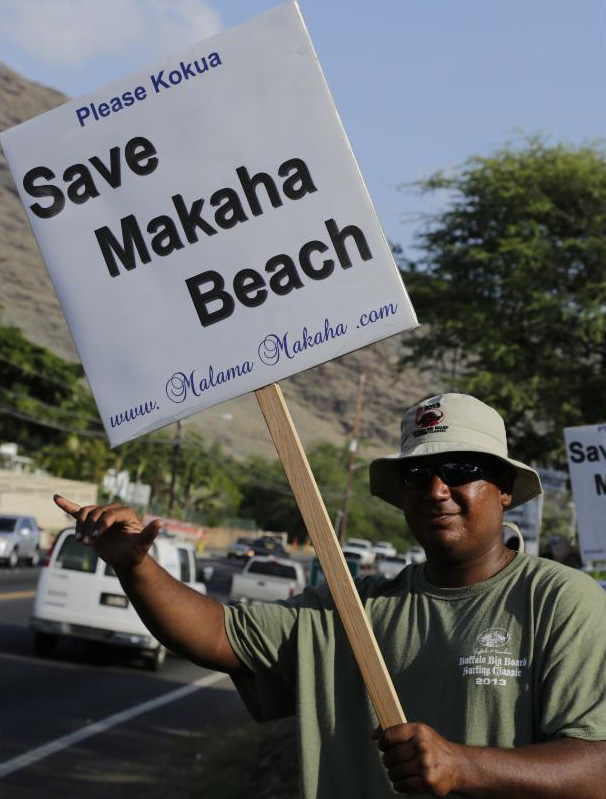 Malama Makaha Sign Waving